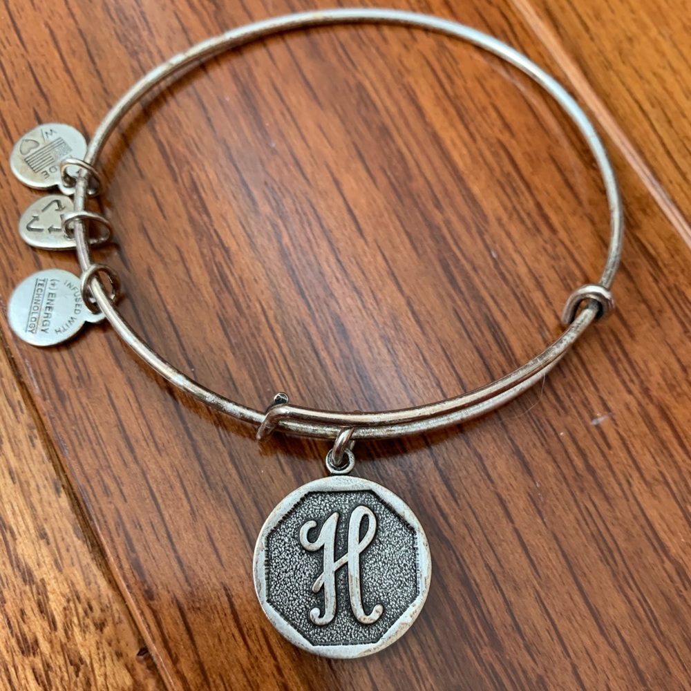 Alex and Ani Initial H charm bracelet